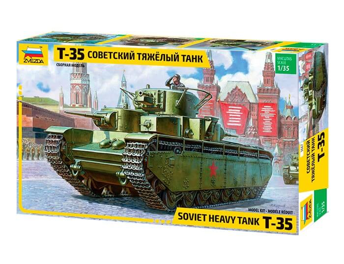 1/35 Zvezda #3667 Soviet Heavy Tank T-35