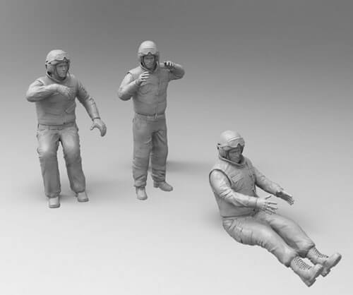 1/35 Zvezda #3684 Russian Modern Tank Crew Combat ver.