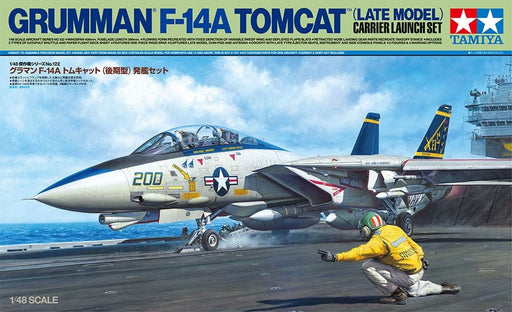 1/48 Tamiya #122 U.S. Carrier Fighter Grumman F-14A Tomcat Late Model Carrier Launch Set