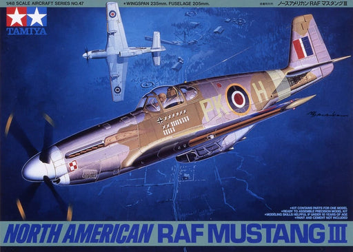 1/48 Tamiya #47 British Fighter North American Mustang III