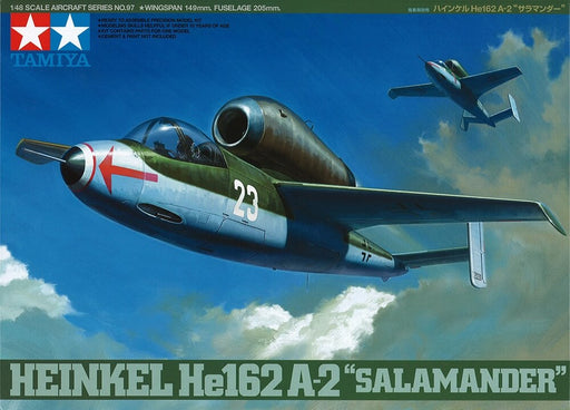 1/48 Tamiya #97 German Jet Fighter Heinkel He162 A-2 Salamander