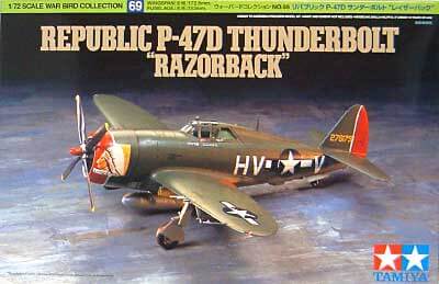 1/72 Tamiya #69 U.S. Fighter Republic P-47D Thunderbolt 