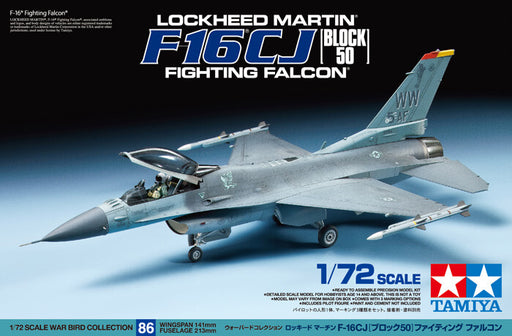 1/72 Tamiya #86 U.S. Fighter Lockheed Martin F-16CJ (Block 50) Fighting Falcon