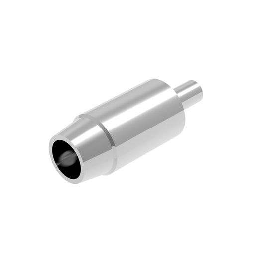 1.3mm EZ Metal Gun Muzzle Silver (1.3/0.8mm outer/inner diameter with 0.5mm peg x 2.6mm long w/o peg) (10 pieces)
