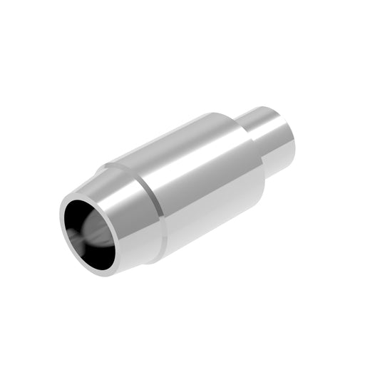 1.5mm EZ Metal Gun Muzzle Silver (1.5/1.0mm outer/inner diameter with 1.0mm peg x 2.6mm long w/o peg) (10 pieces)