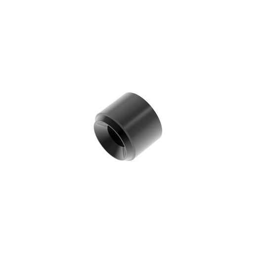 1.5mm Metal Twin Pipe (ver.2) Black (1.5/0.7mm outer/inner diameter x 1.2mm height) (10 pieces)