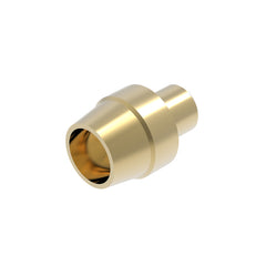 1.7mm EZ Metal Gun Muzzle Short Gold (1.7/1.1mm outer/inner diameter with 1.0mm peg x 1.5mm long w/o peg) (10 pieces)