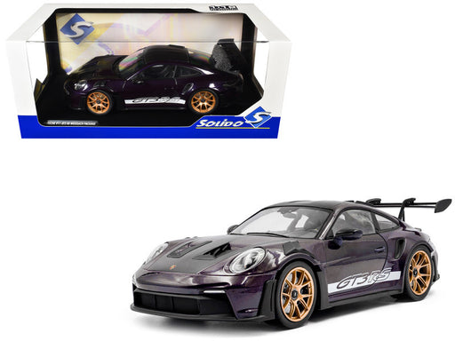1/18 Solido Porsche 911 GT3 RS Weissach Package Viola Purple Metallic 2024 S1812103