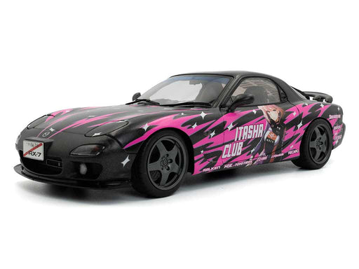 1/18 Solido Mazda RX7 (FD3) RS Works Itasha Club 1999 (Black/Pink)