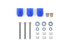 Mini 4WD GUP Hi-Mount Tube Stabilizer Set Clear Blue