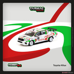 1/64 Tarmac works Toyota Hilux REVO #18 (White)