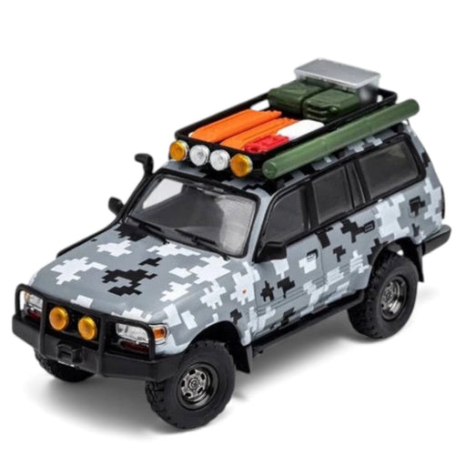 1/64 GCD Toyota Land Cruiser LC80 Off-Road Version Digital Camo KS-014-182
