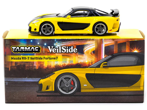 1/64 Tarmac Works Mazda Rx-7 Veilside Fortune 7 (Yellow) (MP)