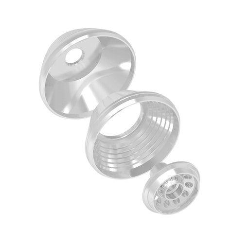 16.0mm STD Metal Thruster Short (16.0mm outer diameter with 3.0mm peg x 7.0mm long w/o peg) (2 sets)