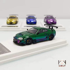 1/64 LMLF Toyota Supra A80 Z Green Chrome