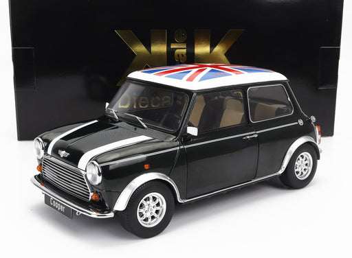 1/12 KK Scale Mini Cooper Union Jack RHD Dark Green Metallic / White