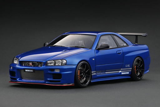 1/18 Ignition Model TOP SECRET Nissan 34GT-R (BNR34) Blue Metallic IG3641
