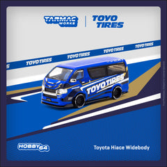1/64 Tarmac Works Toyota Hiace Widebody Toyo Tires (Blue) T64-038-TOYO