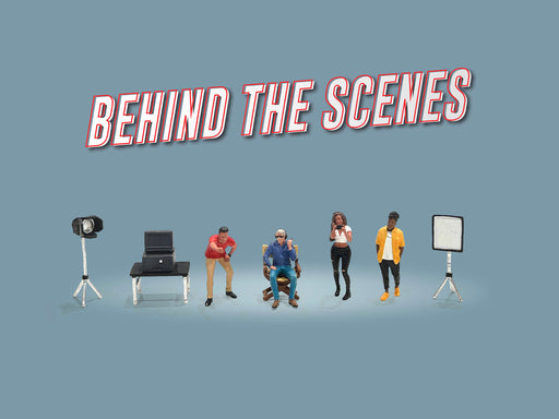 1/64 American Diorama Behind the Scenes Diecast Figure Set AD-2426MJ