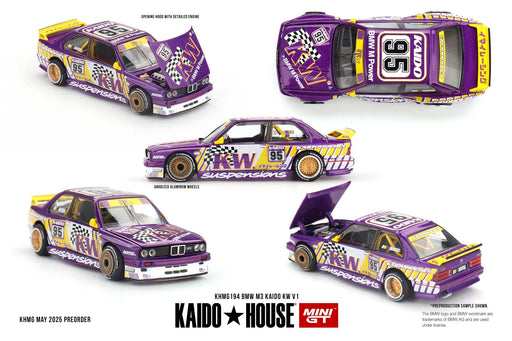 1/64 Kaido House by Mini GT BMW M3 Kaido KW V1 KHMG194-CH