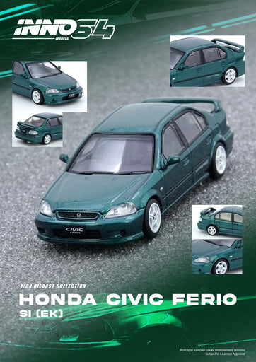 1/64 Inno64 Honda Civic Ferio Si EK Green