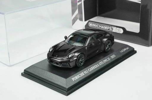 1/64 Minichamps Porsche 911 (922.2) Carrera GTS 2025 Black Metallic CLDC 643064125