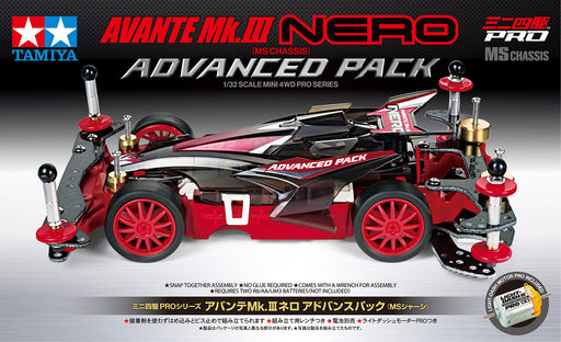 1/32 Mini 4WD PRO Avante Mk.III Nero Advanced Pack (MS Chassis)