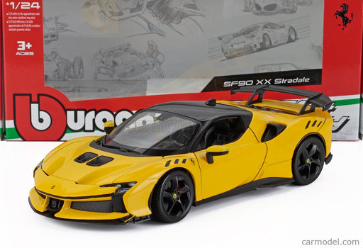 Bburago 1/24 Ferrari SF90 XX Stradale 4.0 V8 Yellow