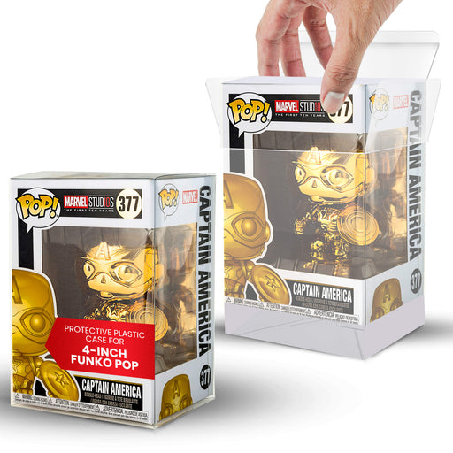 EVORETRO Premium Funko Pop Plastic Protector for 4 Inch 10pc pack