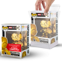 EVORETRO Premium Funko Pop Plastic Protector for 4 Inch 10pc pack