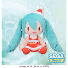 Sega Hatsune Miku Fuwa Fuwa Christmas 2023 L Plush