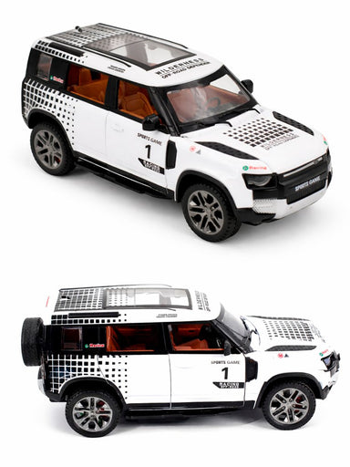 1/22 Funsterz RC HCL-3810C Land Rover Defender Die-cast RC Car White