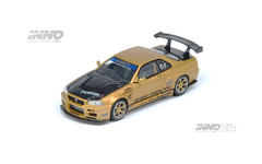 1/64 Inno64 Nissan Skyline GTR R34 Top Secret Gold (MP)