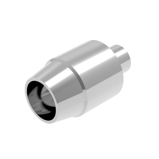 2.0mm EZ Metal Gun Muzzle Silver (2.0/1.3mm outer/inner diameter with 1.0mm peg x 2.6mm long w/o peg) (10 pieces)