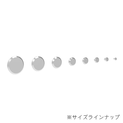 2.5mm Flat Metal Rivet (2.5mm outer diameter with 1.0mm peg x 0.5mm height w/o peg) (10 pieces)