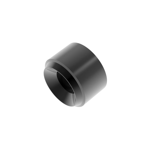 2.5mm Metal Twin Pipe (ver.2) Black (2.5/1.2mm outer/inner diameter x 1.7mm height) (10 pieces)