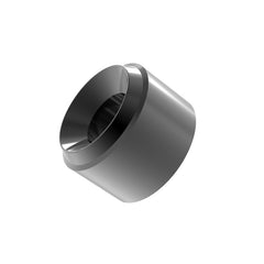 2.5mm Metal Twin Pipe (ver.2) Black (2.5/1.2mm outer/inner diameter x 1.7mm height) (10 pieces)