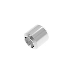 2.5mm Metal Twin Pipe (ver.3) Silver (2.5/1.6mm outer/inner diameter x 2.5mm height) (10 pieces)