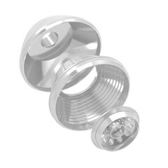 20.0mm STD Metal Thruster Short (20.0mm outer diameter with 6.0mm peg x 8.7mm long w/o peg) (2 sets)