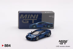 1/64 Mini GT Jaguar C-X75 Blue No.884
