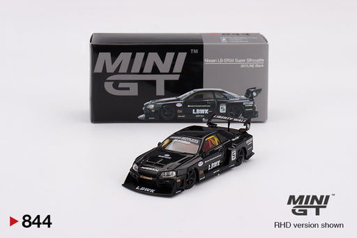 1/64 Mini GT Nissan LB ER34 Super Silhouette No.844 Black