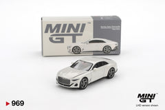 1/64 Mini GT Bentley Batur Bonneville Pearl White #969 Box