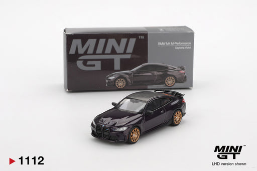1/64 Mini GT BMW M4 M Performance Daytona Violet #1112 Box
