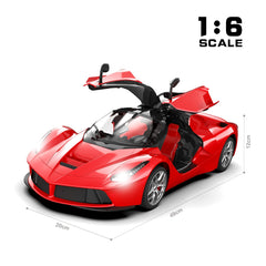 1/6 Moka Model RC Red Sports Car with Controller (MP)