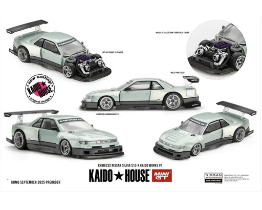 1/64 Kaido House by Mini GT Nissan Silvia S13-R Kaido V1 #232
