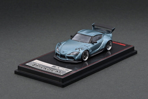 1/64 Ignition Model PANDEM Toyota Supra (A90) Matte Blue Gray Metallic IG2334