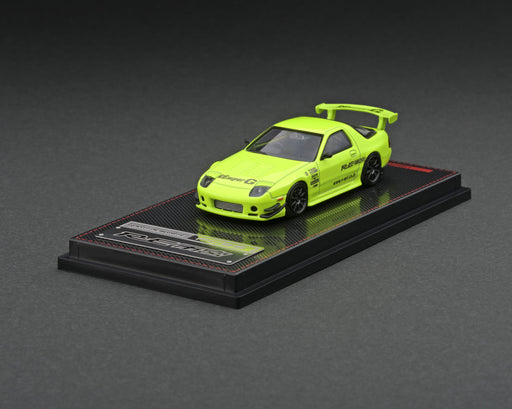 1/64 Ignition Model Mazda RX-7 (FC3S) RE Amemiya Yellow Green IG2497