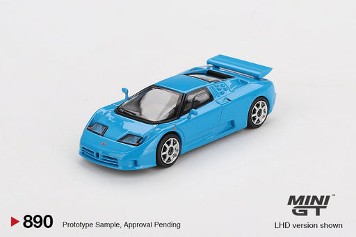 1/64 Mini GT Bugatti EB110 Super Sport Blu Bugatti #890 Blue