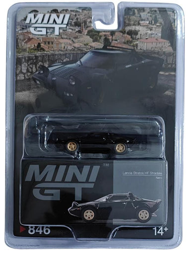1/64 Mini GT Lancia Stratos HF Stradale Nero #846 Blister