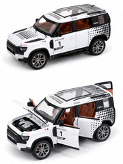 1/22 Funsterz RC HCL-3810C Land Rover Defender Die-cast RC Car White